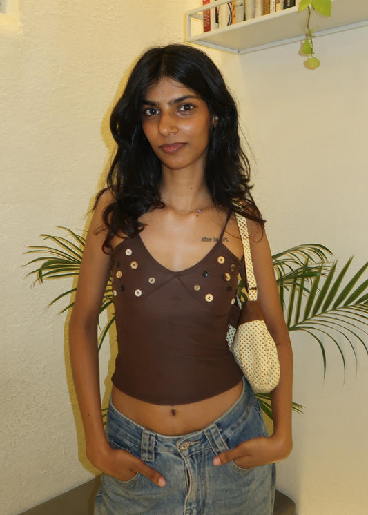 Thia Tank Brown