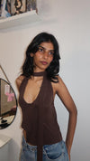 Zinnia Top Brown