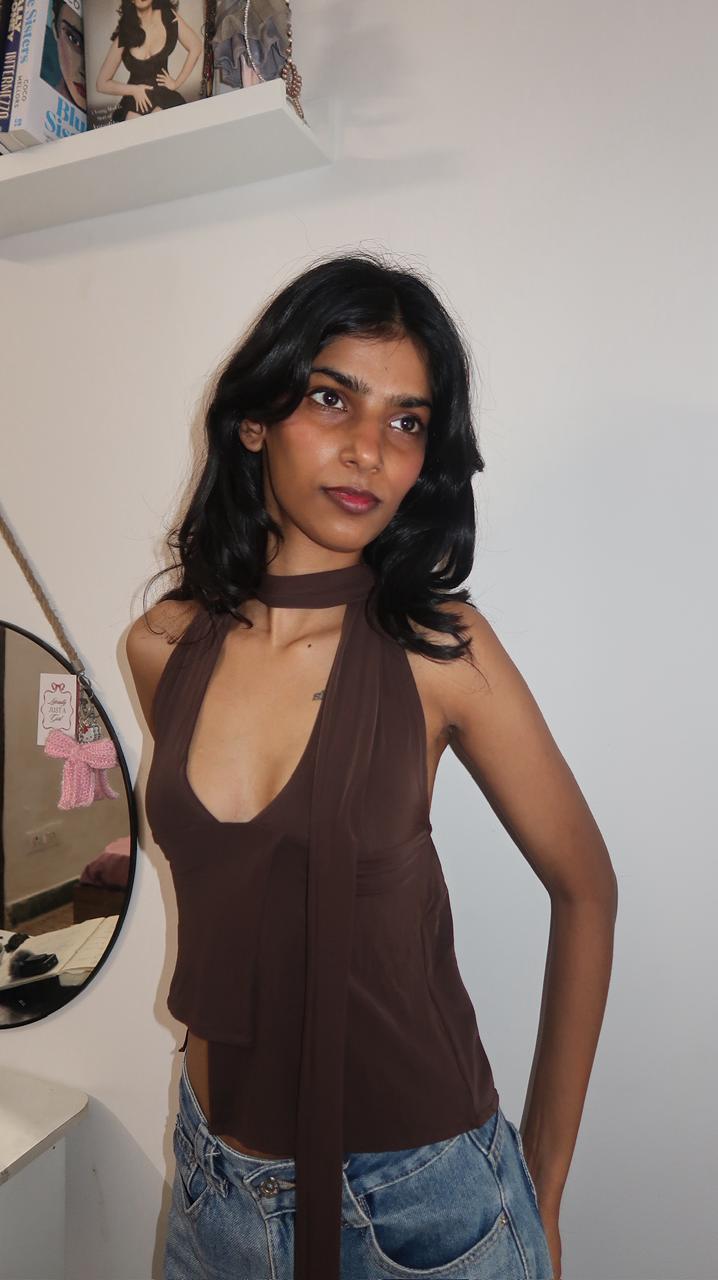 Zinnia Top Brown