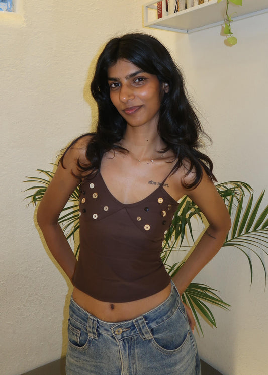 Thia Tank Brown